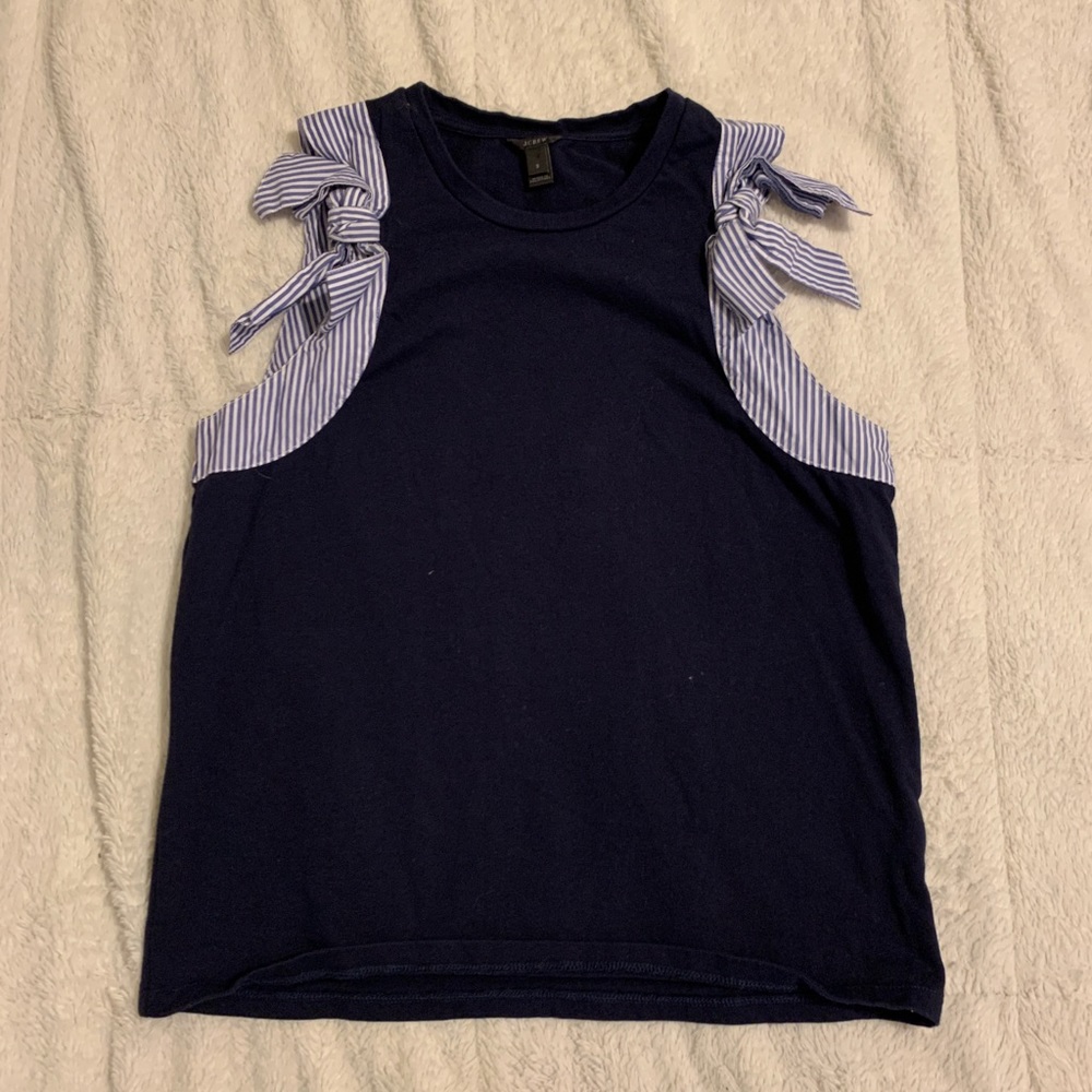 J.Crew Blue Sleeveless Top